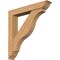 Ekena Millwork Funston Traditional Smooth Bracket w/ Offset Brace, Western Red Cedar, 7 1/2"W x 46"D x 46"H BKT0806X46X46FST01SWR - alternate 1